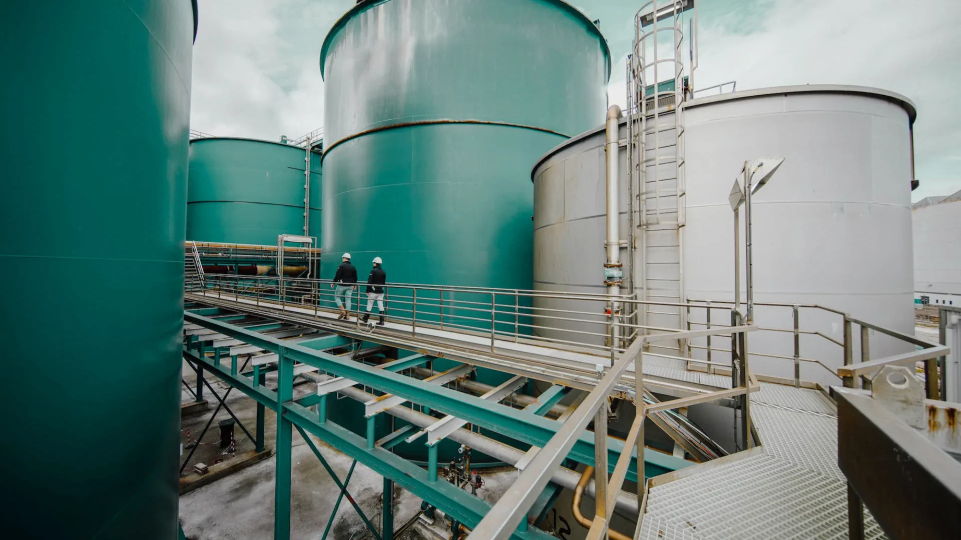 Industrial brine treatment and purification installation designed by Titan Salt.